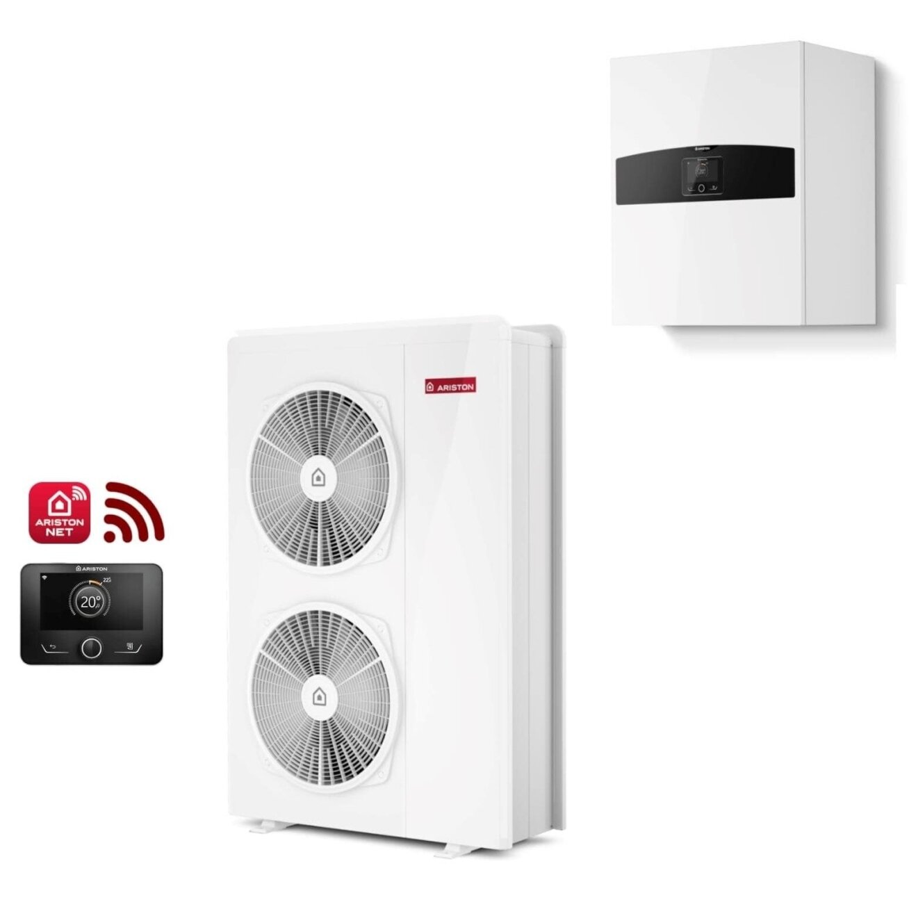 Ariston Nimbus Plus 120S T NET šilumos siurblys oras-vanduo 13,87kW Ariston Nimbus Plus 120S T NET šilumos siurblys oras-vanduo 13,87kW
