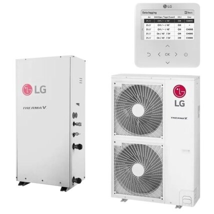 Aukštatemperatūris šilumos siurblys LG Therma V Split HU161HA/HN1610H 16kW Aukštatemperatūris šilumos siurblys LG Therma V Split HU161HA/HN1610H 16kW