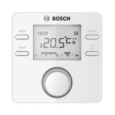 BOSCH CW 100 nuo lauko temperatūros valdomas reguliatorius su lauko jutikliu BOSCH CW 100 nuo lauko temperatūros valdomas reguliatorius su lauko jutikliu