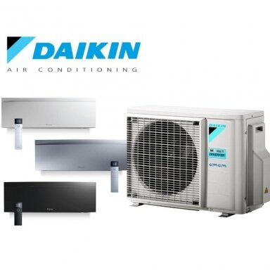 DAIKIN MULTISPLIT oro kondicionieriaus su EMURA vidiniu bloku 3-ims kambariams (su pasirinkimais) DAIKIN MULTISPLIT oro kondicionieriaus su EMURA vidiniu bloku 3-ims kambariams (su pasirinkimais)