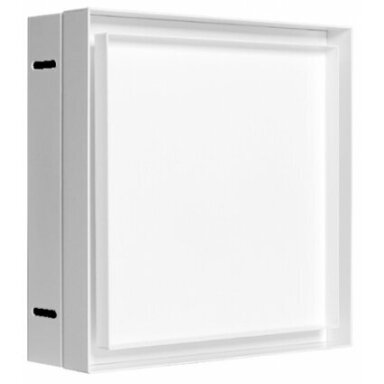 Difuzorius kvadratinis glaistomas baltas d125
