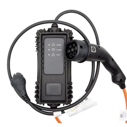Elektromobilio įkrovimo laidas 220V - type 2, fiksuota 10A krovimo galia 2 kW Elektromobilio įkrovimo laidas 220V - type 2, fiksuota 10A krovimo galia 2 kW