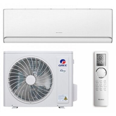Gree Airy White šilumos siurblys oras-oras 2,7/3,0kW Gree Airy White šilumos siurblys oras-oras 2,7/3,0kW