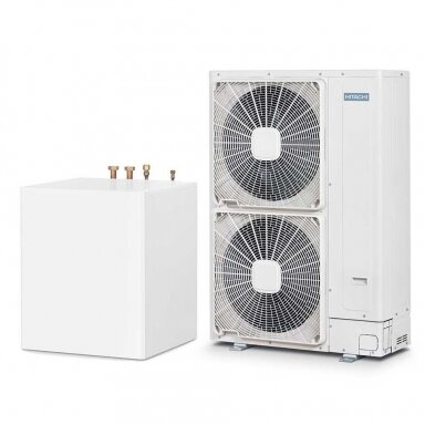 Hitachi Yutaki S80 aukštatemperatūris šilumos siurblys 16kW RWH-6.0VNFE/RAS-6WH(V)NPE Hitachi Yutaki S80 aukštatemperatūris šilumos siurblys 16kW RWH-6.0VNFE/RAS-6WH(V)NPE