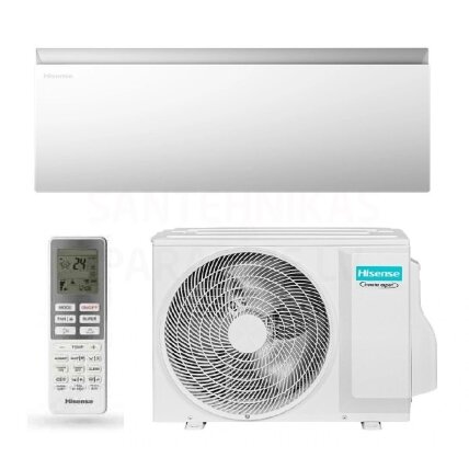 Hisense Air Master QK25WM0AG / AS25WM0EW šilumos siurblys oras-oras 2,6/3,2kW Hisense Air Master QK25WM0AG / AS25WM0EW šilumos siurblys oras-oras 2,6/3,2kW