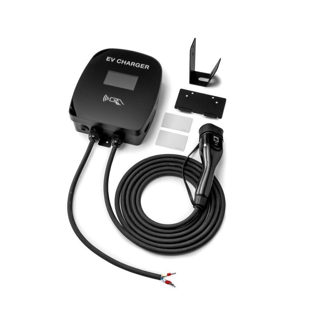 HYSUN firmos elektromobilių krovimo stotelė Wallbox 11kW su type 2 laidu, 5m ilgio, OCPP protokolu 4 HYSUN firmos elektromobilių krovimo stotelė Wallbox 11kW su type 2 laidu, 5m ilgio, OCPP protokolu 4