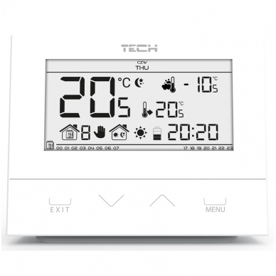 Kambario termostatas Tech 3