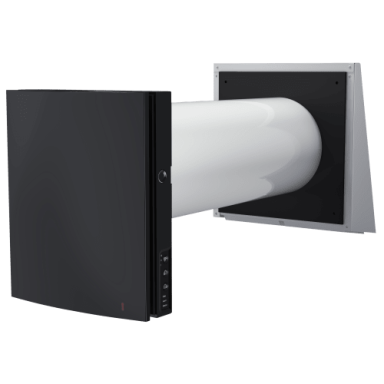 Mini rekuperatorius Flexit Roomie Dual Wifi, juodas