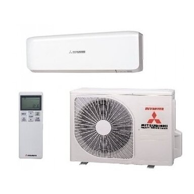 MITSUBISHI MULTI - SPLIT INVERTER lauko blokas su PREMIUM sieniniu oro kondicionieriumi 3-ims kambariams MITSUBISHI MULTI - SPLIT INVERTER lauko blokas su PREMIUM sieniniu oro kondicionieriumi 3-ims kambariams