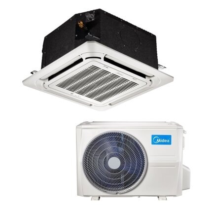 MIDEA COMPACT SPLIT MCA4U-12HRFNX + MOB230-12HFN8 kasetinis oro kondicionierius 1 MIDEA COMPACT SPLIT MCA4U-12HRFNX + MOB230-12HFN8 kasetinis oro kondicionierius 1