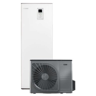 NIBE Split AMS 10-8 + BA-SVM 20-200/12 E šilumos siurblys 8kW NIBE Split AMS 10-8 + BA-SVM 20-200/12 E šilumos siurblys 8kW