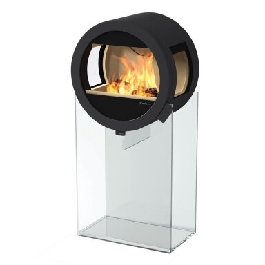 Nordpeis Me Glass plieninė krosnelė su stiklais 5,8kW