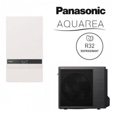 Panasonic Aquarea Bi-bloc K kartos šilumos siurblys WH-SDC0309K6E5 / WH-UDZ07KE5