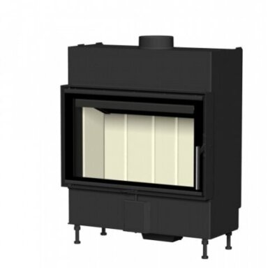 Plieninis židinio ugniakuras Romotop KV HEAT H2P13, 8kW Plieninis židinio ugniakuras Romotop KV HEAT H2P13, 8kW