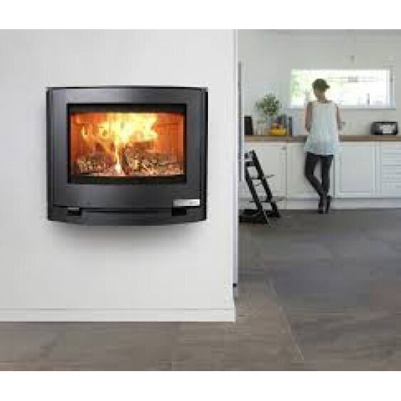 Plieninė krosnelė ADURO 15-3, tvirtinama prie sienos, 6,5kW 1