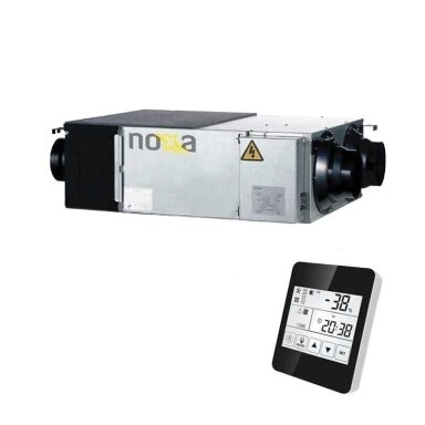 Rekuperatorius Noxa ERV DC NXERV-150V1 su valdymo pultu Rekuperatorius Noxa ERV DC NXERV-150V1 su valdymo pultu