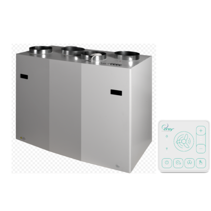 Rekuperatorius ENSY WAVE 550BV/BH1 vertikalus su Wi-Fi ir Bluetooth valdikliu Rekuperatorius ENSY WAVE 550BV/BH1 vertikalus su Wi-Fi ir Bluetooth valdikliu