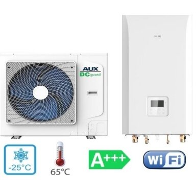 Šilumos siurblys oras/vanduo AUX Split ACHP-H16/5R3HA 16,1/15,0kW Šilumos siurblys oras/vanduo AUX Split ACHP-H16/5R3HA 16,1/15,0kW
