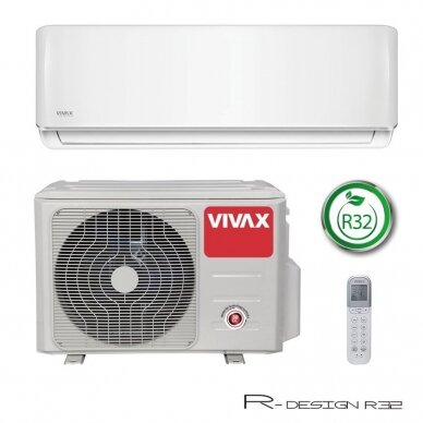 VIVAX R-DESIGN ACP-24CH70AERI R32 oro kondicionierius / šilumos siurblys oras-oras