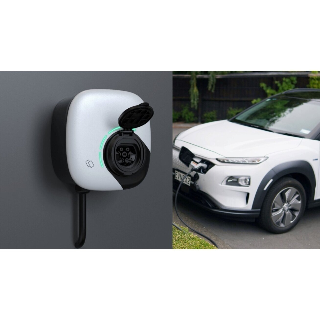 Yingrao elektromobilių krovimo stotelė 11kW su type 2 kištukų ir programėle 4 Yingrao elektromobilių krovimo stotelė 11kW su type 2 kištukų ir programėle 4
