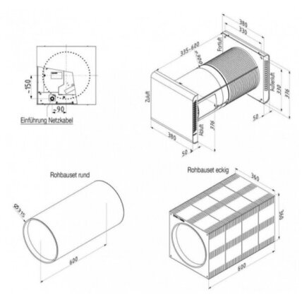 ZEHNDER COMFOSPOT 50 (55M3/H) mini rekuperatorius 2