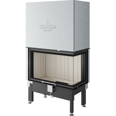 Židinio kapsulė Spartherm Varia 2R-80h-4S su pakeliamomis durelėmis, 13,5kW
