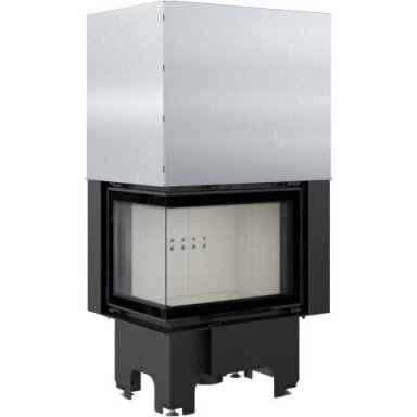 Židinio ugniakuras Kratki VNL 610/430 9kW su kampiniu stiklu Židinio ugniakuras Kratki VNL 610/430 9kW su kampiniu stiklu
